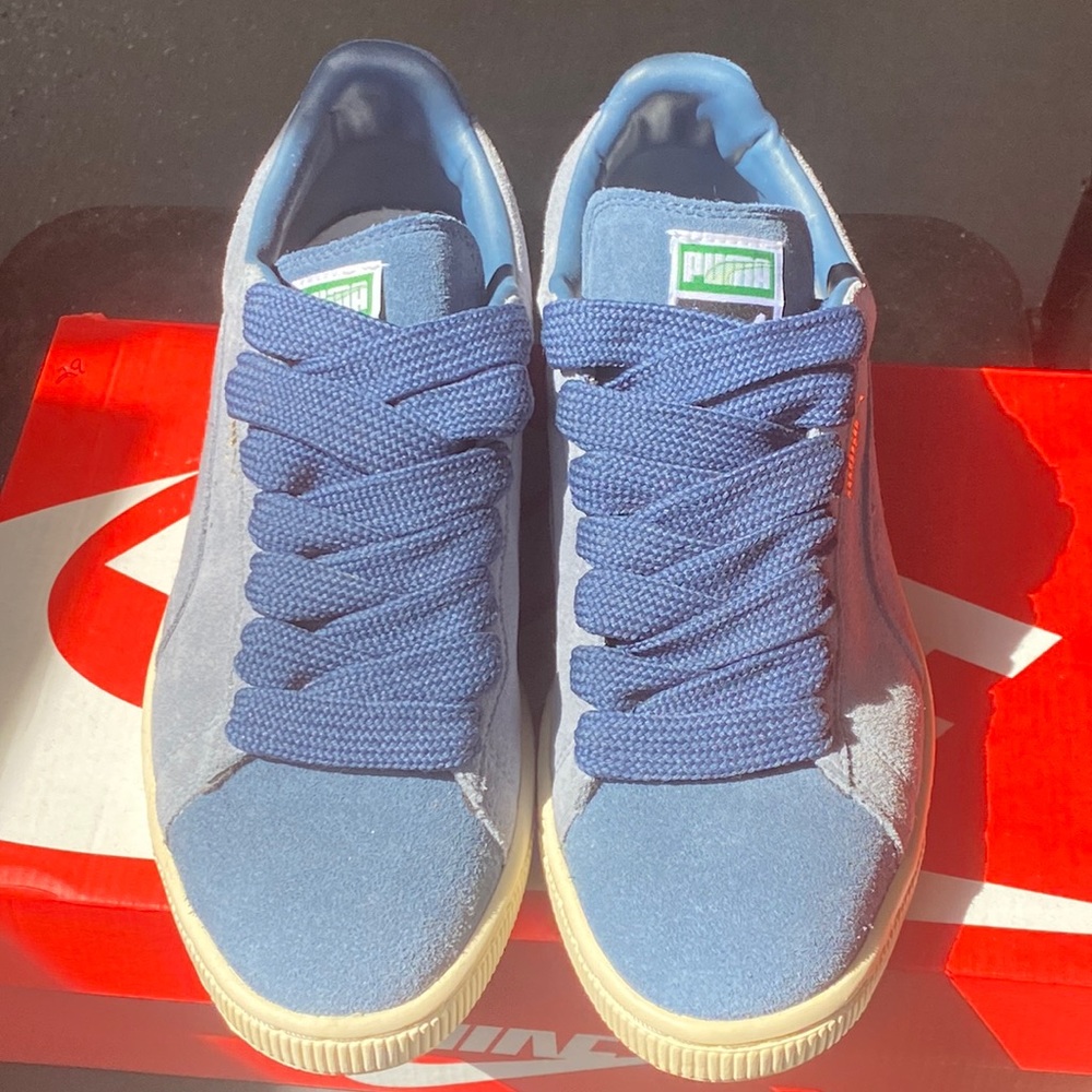 Puma suede vintage royal/powder blue